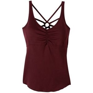Prana — Activewear — Dreaming Top — Burgundy — Size Small